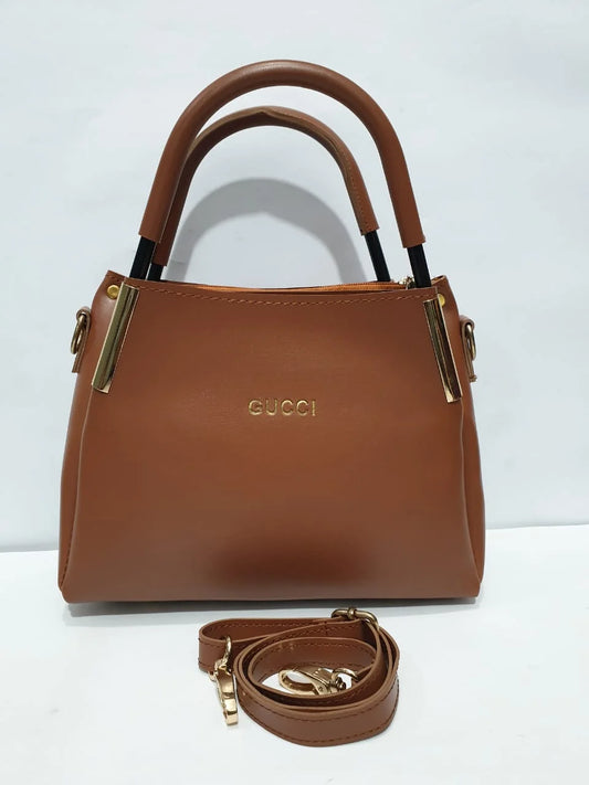 GUCCI Double Handle Ladies handbag – BROWN